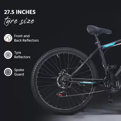 Lifelong Chaze by Milind Soman SGX 20 CZBC2794 27.5T with Dual Disc 21 Speed 27.5 T Mountain/Hardtail Cycle (21 Gear, Black) Lifelong Chaze by Milind Soman SGX 20 CZBC2794 27.5T with Dual Disc 21 Speed 27.5 T Mountain/Hardtail Cycle (21 Gear, Black)